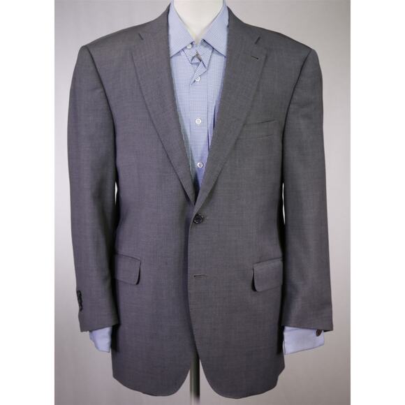 Peter Millar Men's Solid Gray 2-Btn Wool Blazer Jacket 41R - Picture 2 of 12
